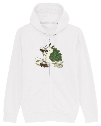 Funny Not a Morning Sea Slug Coffee Cartoon Cute Marine Animal Humor White