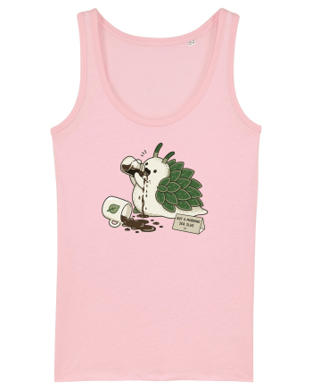 Funny Not a Morning Sea Slug Coffee Cartoon Cute Marine Animal Humor Cotton Pink