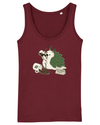 Funny Not a Morning Sea Slug Coffee Cartoon Cute Marine Animal Humor Burgundy