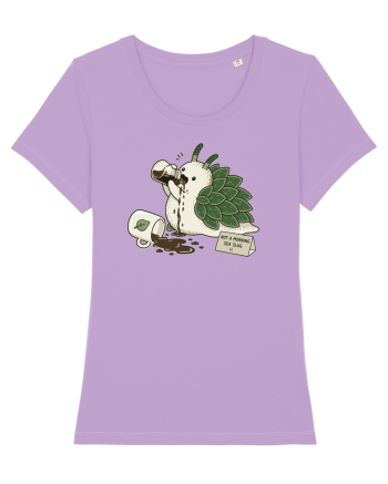 Funny Not a Morning Sea Slug Coffee Cartoon Cute Marine Animal Humor Lavender Dawn