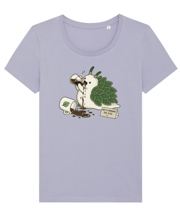 Funny Not a Morning Sea Slug Coffee Cartoon Cute Marine Animal Humor Lavender