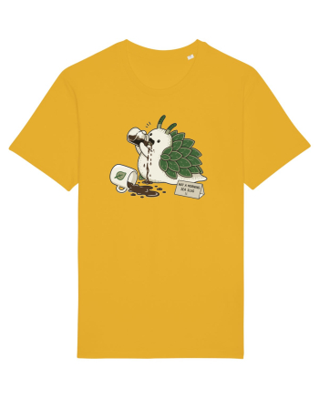 Funny Not a Morning Sea Slug Coffee Cartoon Cute Marine Animal Humor Spectra Yellow