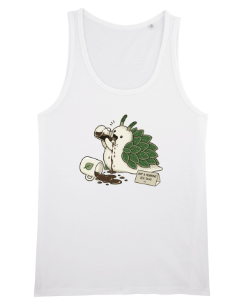 Funny Not a Morning Sea Slug Coffee Cartoon Cute Marine Animal Humor White
