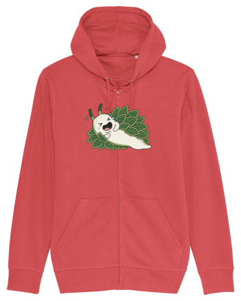 Funny Laughing Leaf Sea Slug Cartoon Cute Ocean Mollusk Nature Humor Carmine Red