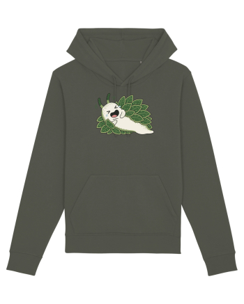 Funny Laughing Leaf Sea Slug Cartoon Cute Ocean Mollusk Nature Humor Khaki