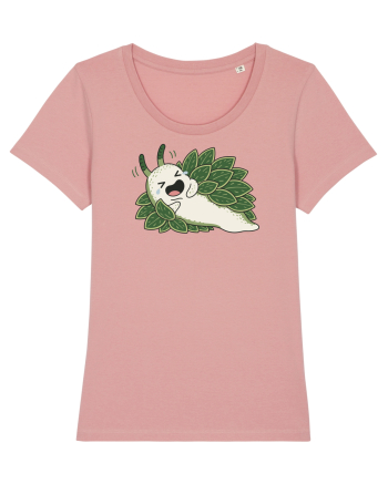 Funny Laughing Leaf Sea Slug Cartoon Cute Ocean Mollusk Nature Humor Canyon Pink