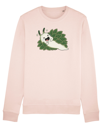Funny Laughing Leaf Sea Slug Cartoon Cute Ocean Mollusk Nature Humor Candy Pink