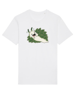 Funny Laughing Leaf Sea Slug Cartoon Cute Ocean Mollusk Nature Humor Tricou mânecă scurtă Unisex Rocker