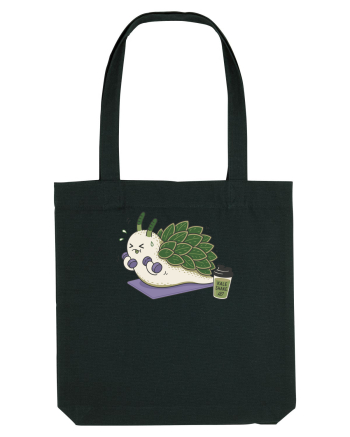 Funny Leaf Sheep Sea Slug Gym Cartoon Cute Marine Fitness Workout Humor Black