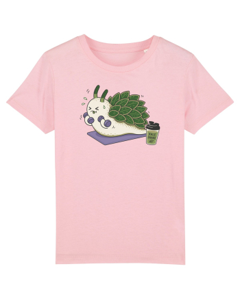 Funny Leaf Sheep Sea Slug Gym Cartoon Cute Marine Fitness Workout Humor Cotton Pink