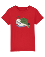 Funny Leaf Sheep Sea Slug Gym Cartoon Cute Marine Fitness Workout Humor Tricou mânecă scurtă  Copii Mini Creator