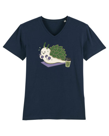 Funny Leaf Sheep Sea Slug Gym Cartoon Cute Marine Fitness Workout Humor French Navy