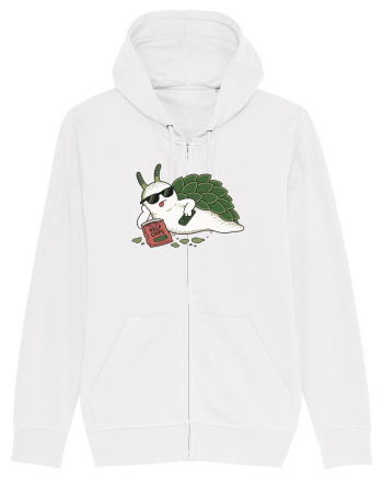 Funny Relaxing Leaf Sheep Sea Slug Cartoon Cute Ocean Animal TV Snack Humor White