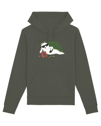 Funny Relaxing Leaf Sheep Sea Slug Cartoon Cute Ocean Animal TV Snack Humor Khaki