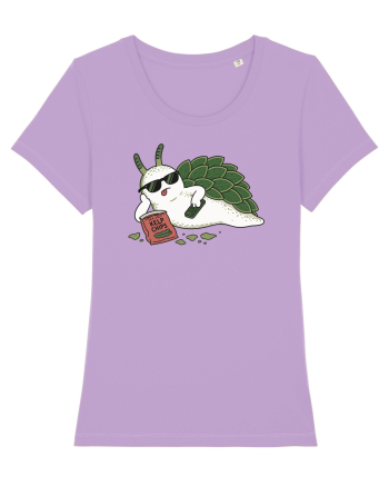 Funny Relaxing Leaf Sheep Sea Slug Cartoon Cute Ocean Animal TV Snack Humor Lavender Dawn