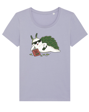 Funny Relaxing Leaf Sheep Sea Slug Cartoon Cute Ocean Animal TV Snack Humor Lavender