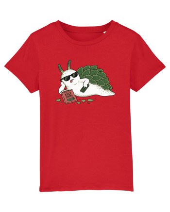 Funny Relaxing Leaf Sheep Sea Slug Cartoon Cute Ocean Animal TV Snack Humor Red
