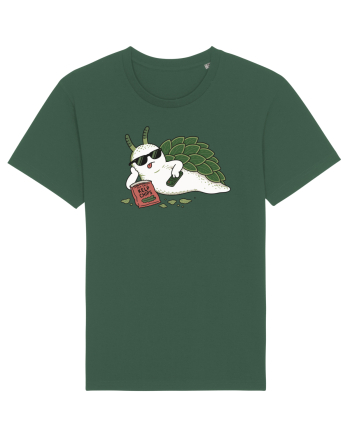 Funny Relaxing Leaf Sheep Sea Slug Cartoon Cute Ocean Animal TV Snack Humor Bottle Green