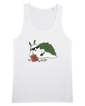 Funny Relaxing Leaf Sheep Sea Slug Cartoon Cute Ocean Animal TV Snack Humor White