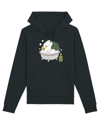 Funny Leaf Sheep Sea Slug Spa Day Cartoon Cute Ocean Life Black