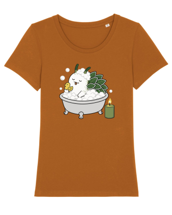 Funny Leaf Sheep Sea Slug Spa Day Cartoon Cute Ocean Life Roasted Orange