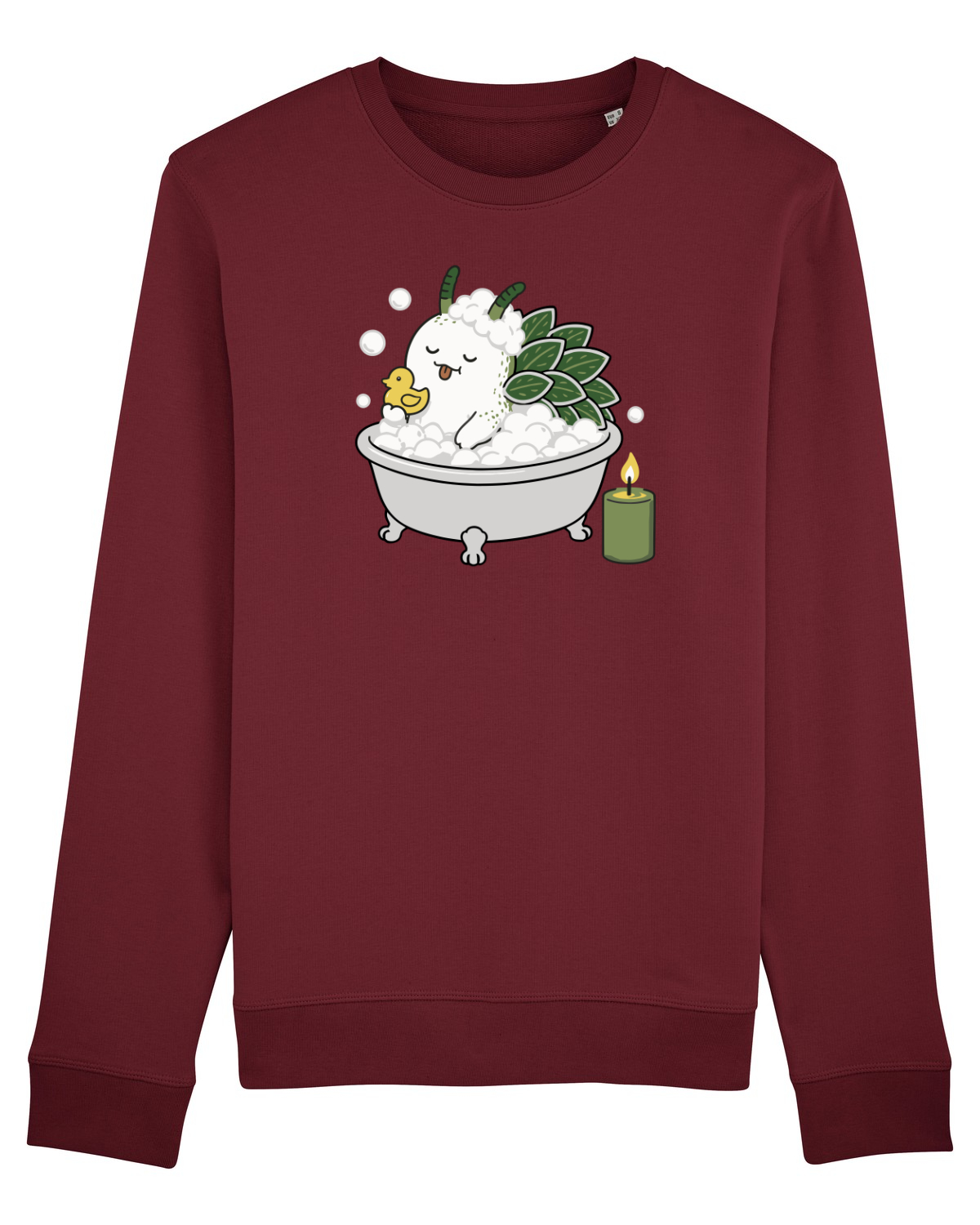 Bluză mânecă lungă Unisex Rise Burgundy