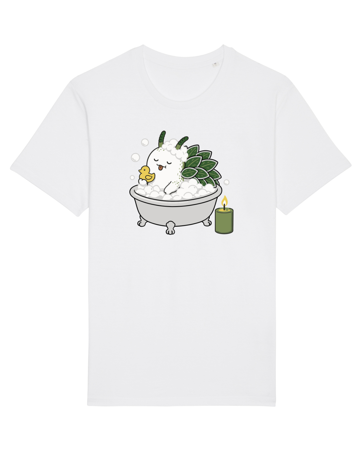 Tricou mânecă scurtă Unisex Rocker White