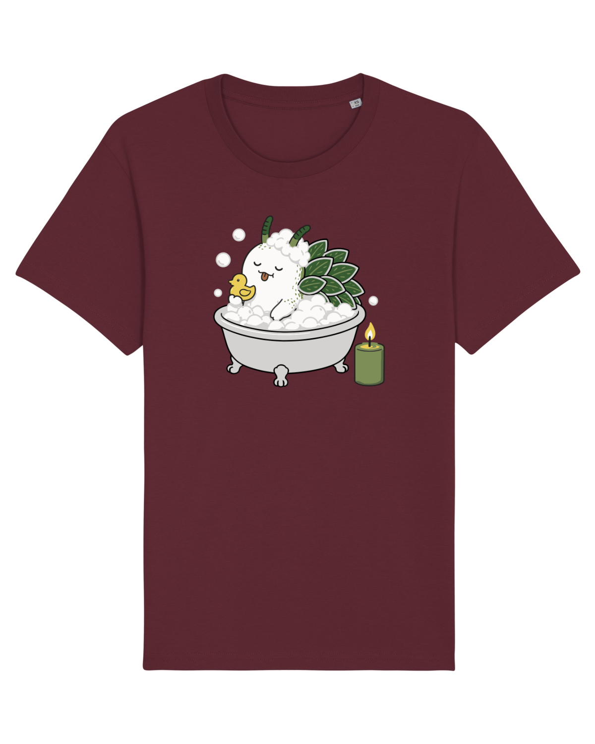 Tricou mânecă scurtă Unisex Rocker Burgundy