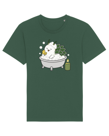 Funny Leaf Sheep Sea Slug Spa Day Cartoon Cute Ocean Life Bottle Green