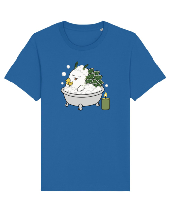Funny Leaf Sheep Sea Slug Spa Day Cartoon Cute Ocean Life Royal Blue