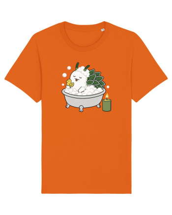 Funny Leaf Sheep Sea Slug Spa Day Cartoon Cute Ocean Life Bright Orange