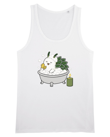 Funny Leaf Sheep Sea Slug Spa Day Cartoon Cute Ocean Life White