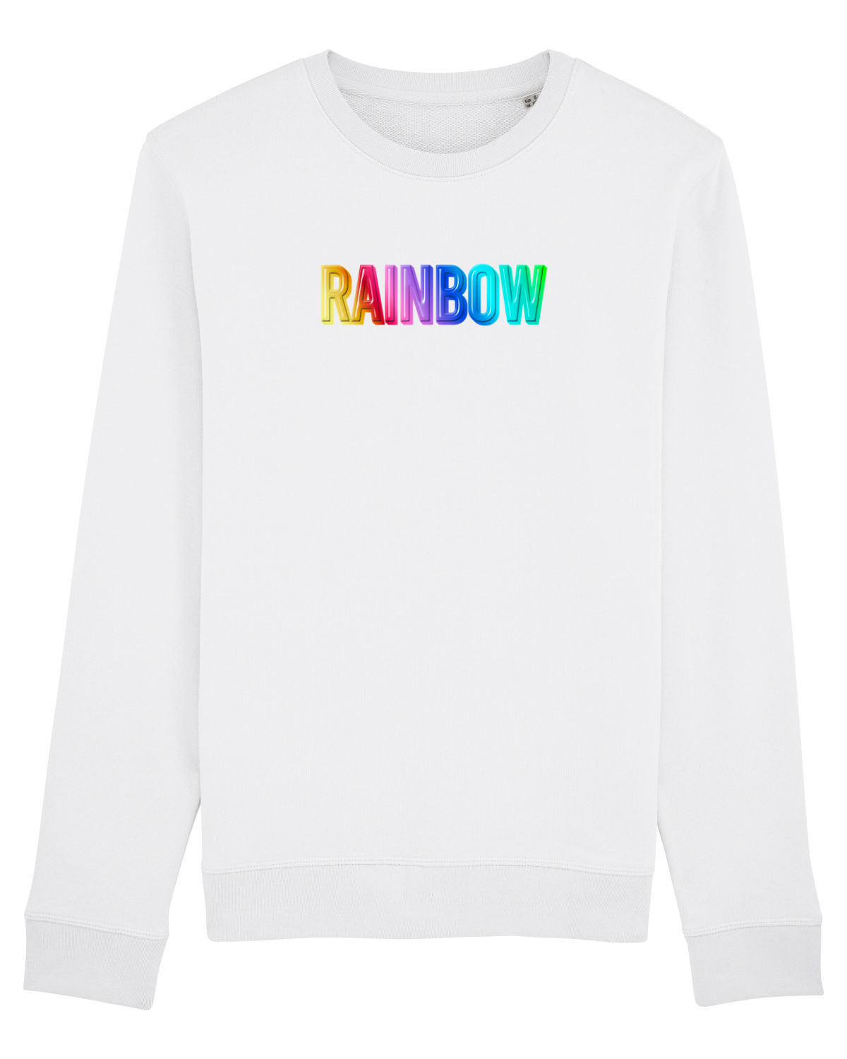Bluză mânecă lungă Unisex Rise White