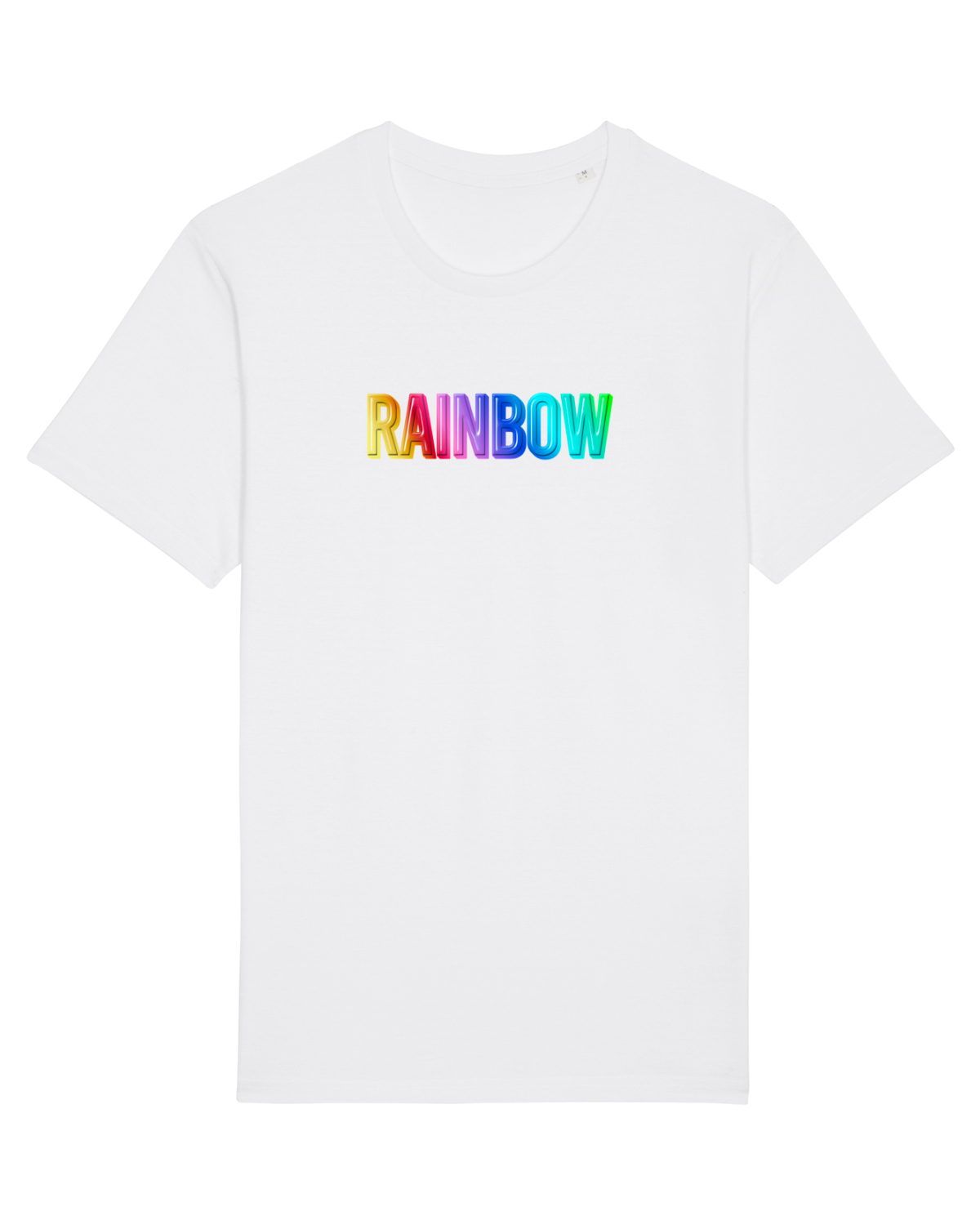 Tricou mânecă scurtă Unisex Rocker White
