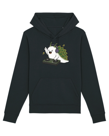 Funny DJ Leaf Sheep Sea Slug Cartoon Cute Music Lover Ocean Animal Black