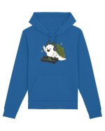 Funny DJ Leaf Sheep Sea Slug Cartoon Cute Music Lover Ocean Animal Hanorac Unisex Drummer