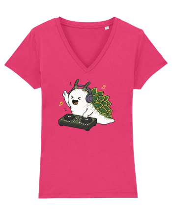Funny DJ Leaf Sheep Sea Slug Cartoon Cute Music Lover Ocean Animal Raspberry