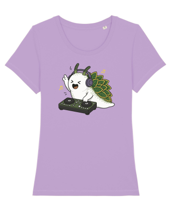 Funny DJ Leaf Sheep Sea Slug Cartoon Cute Music Lover Ocean Animal Lavender Dawn