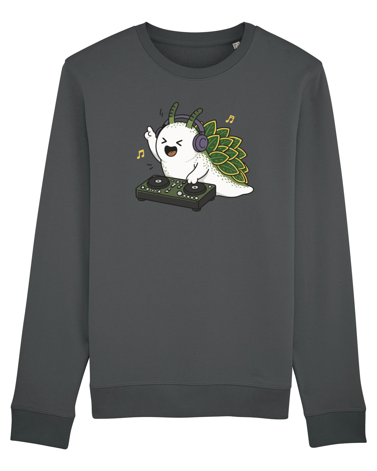 Bluză mânecă lungă Unisex Rise Anthracite