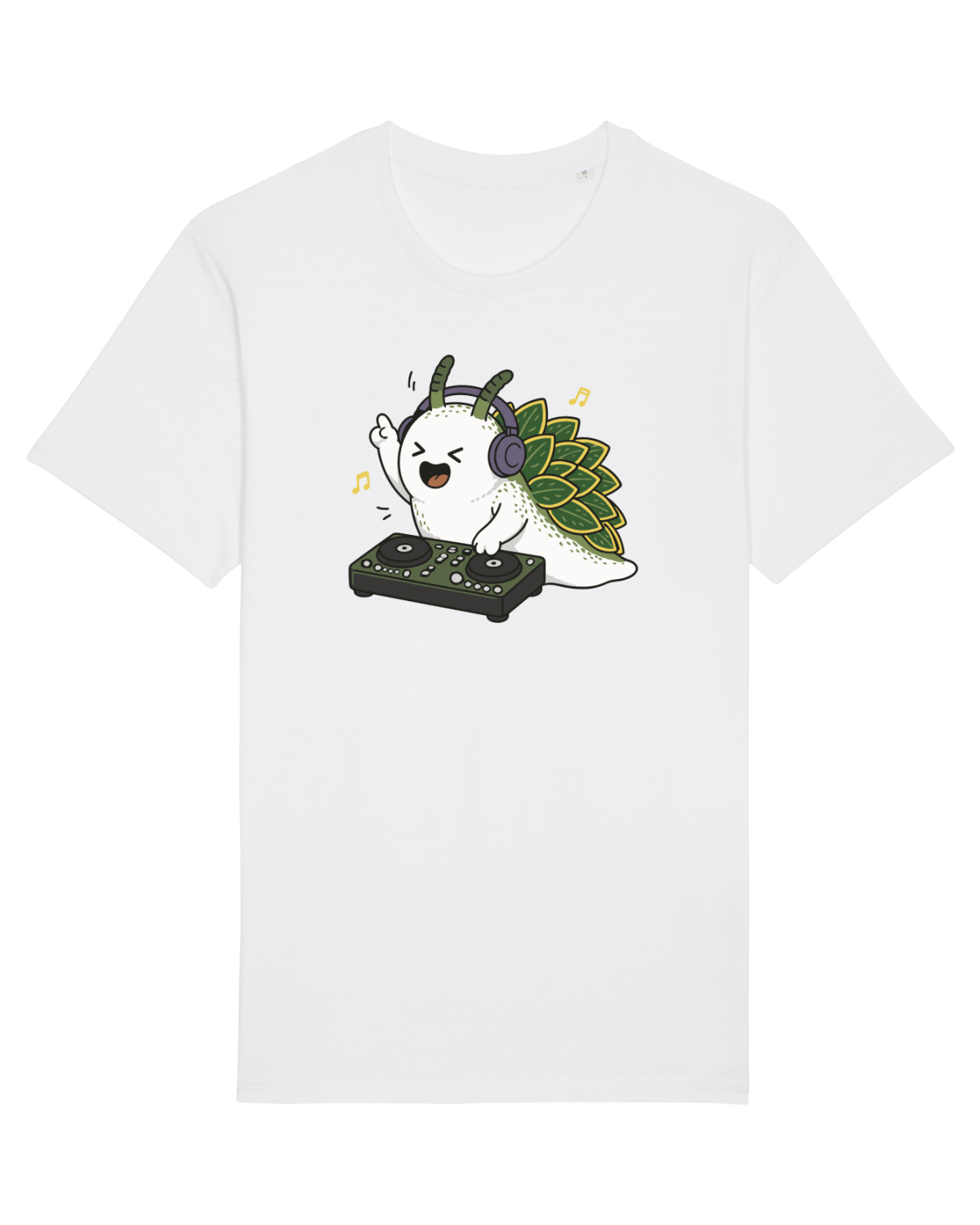 Tricou mânecă scurtă Unisex Rocker White