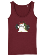 Funny Weightlifting Leaf Sheep Sea Slug Cartoon Cute Gym Ocean Maiou Damă Dreamer