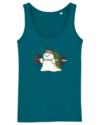 Funny Weightlifting Leaf Sheep Sea Slug Cartoon Cute Gym Ocean Ocean Depth