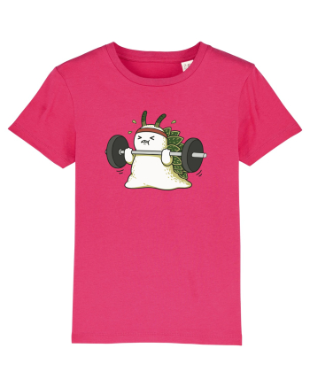 Funny Weightlifting Leaf Sheep Sea Slug Cartoon Cute Gym Ocean Raspberry