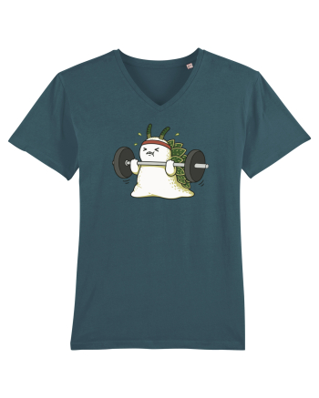 Funny Weightlifting Leaf Sheep Sea Slug Cartoon Cute Gym Ocean Stargazer