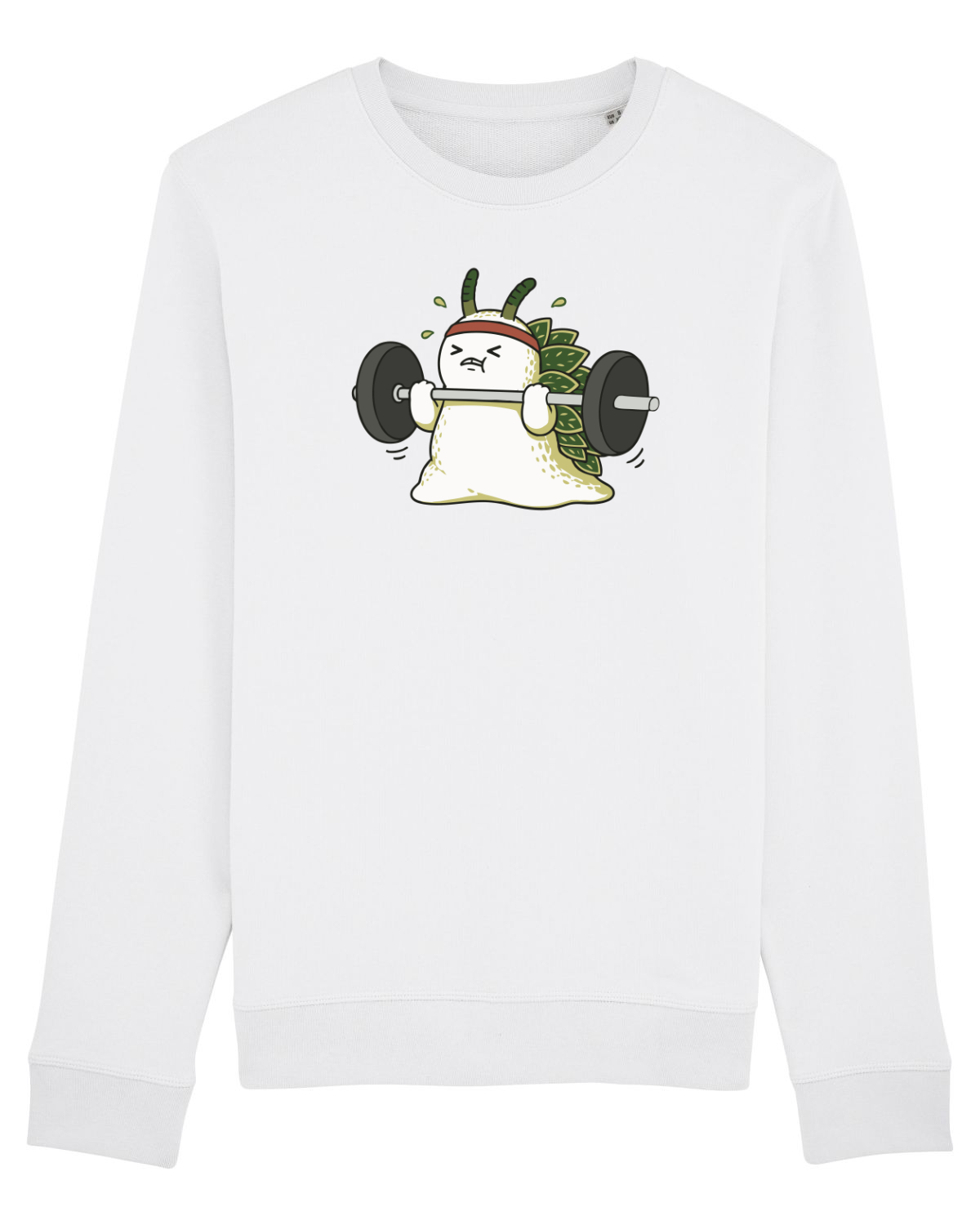 Bluză mânecă lungă Unisex Rise White