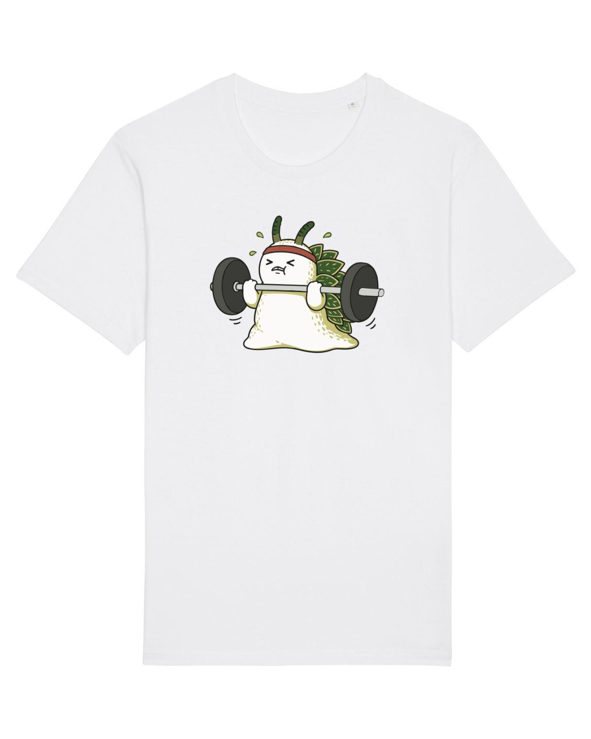 Tricou mânecă scurtă Unisex Rocker White
