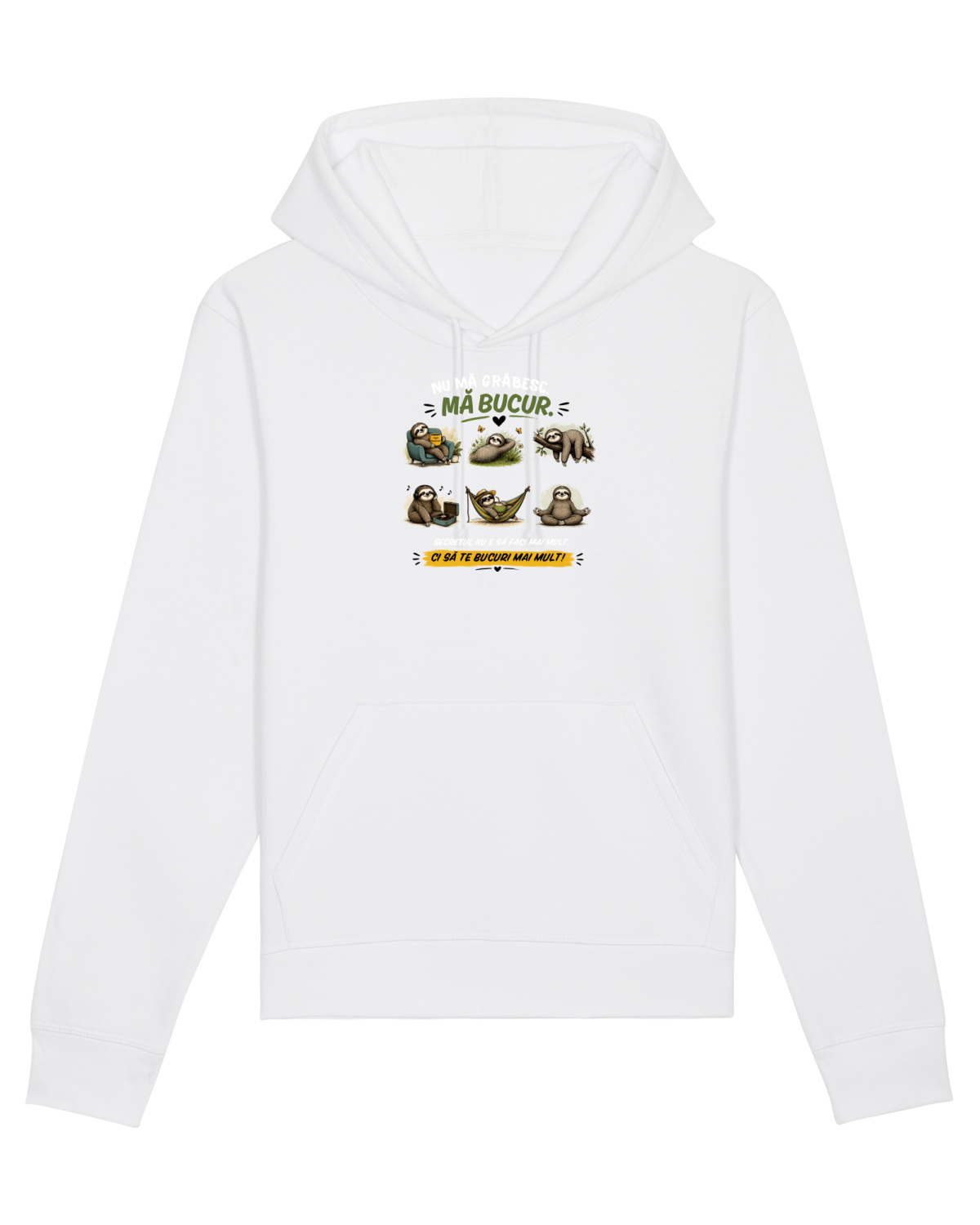 Hanorac Unisex Drummer White