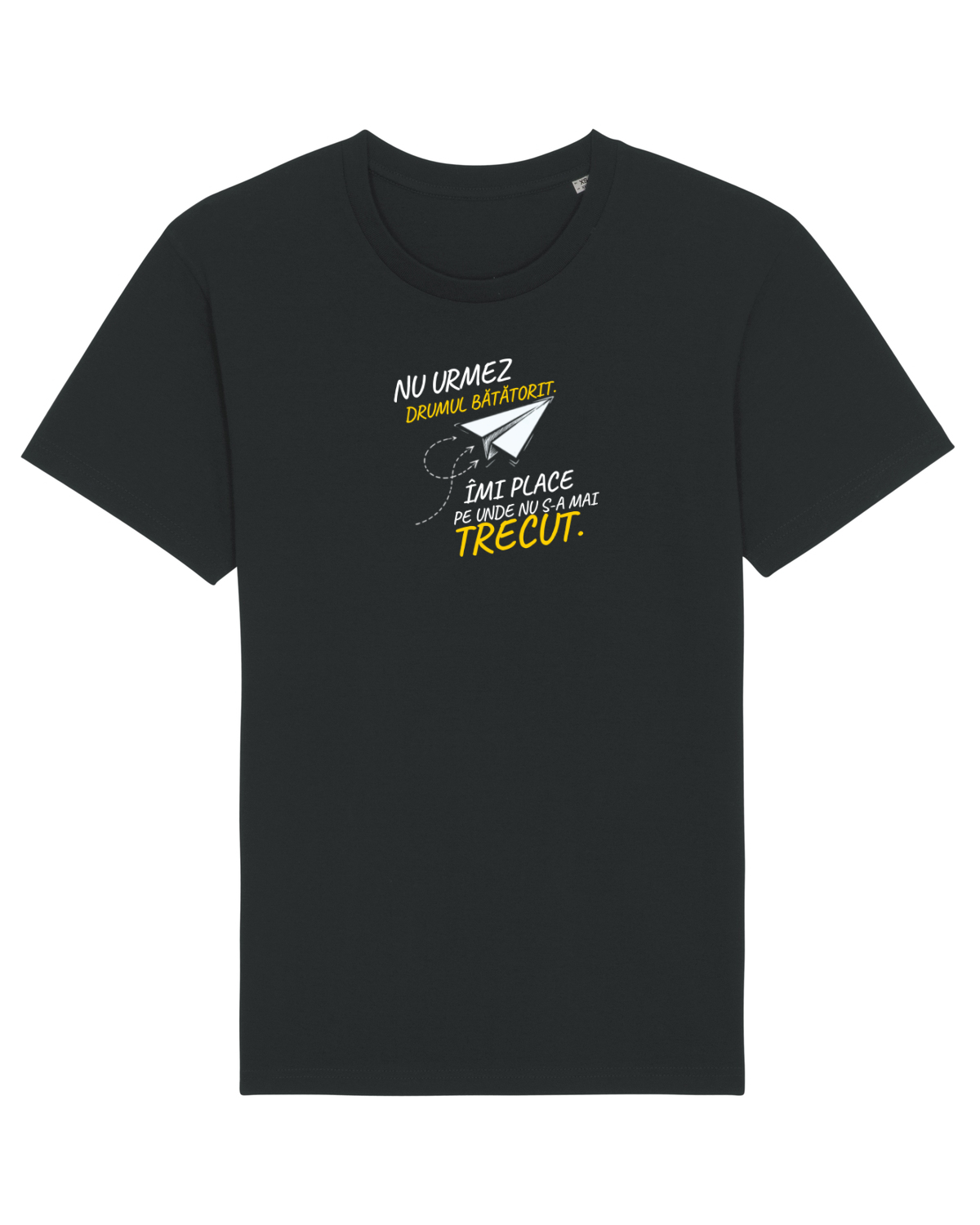 Tricou mânecă scurtă Unisex Rocker Black