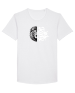 King Tricou mânecă scurtă guler larg Bărbat Skater