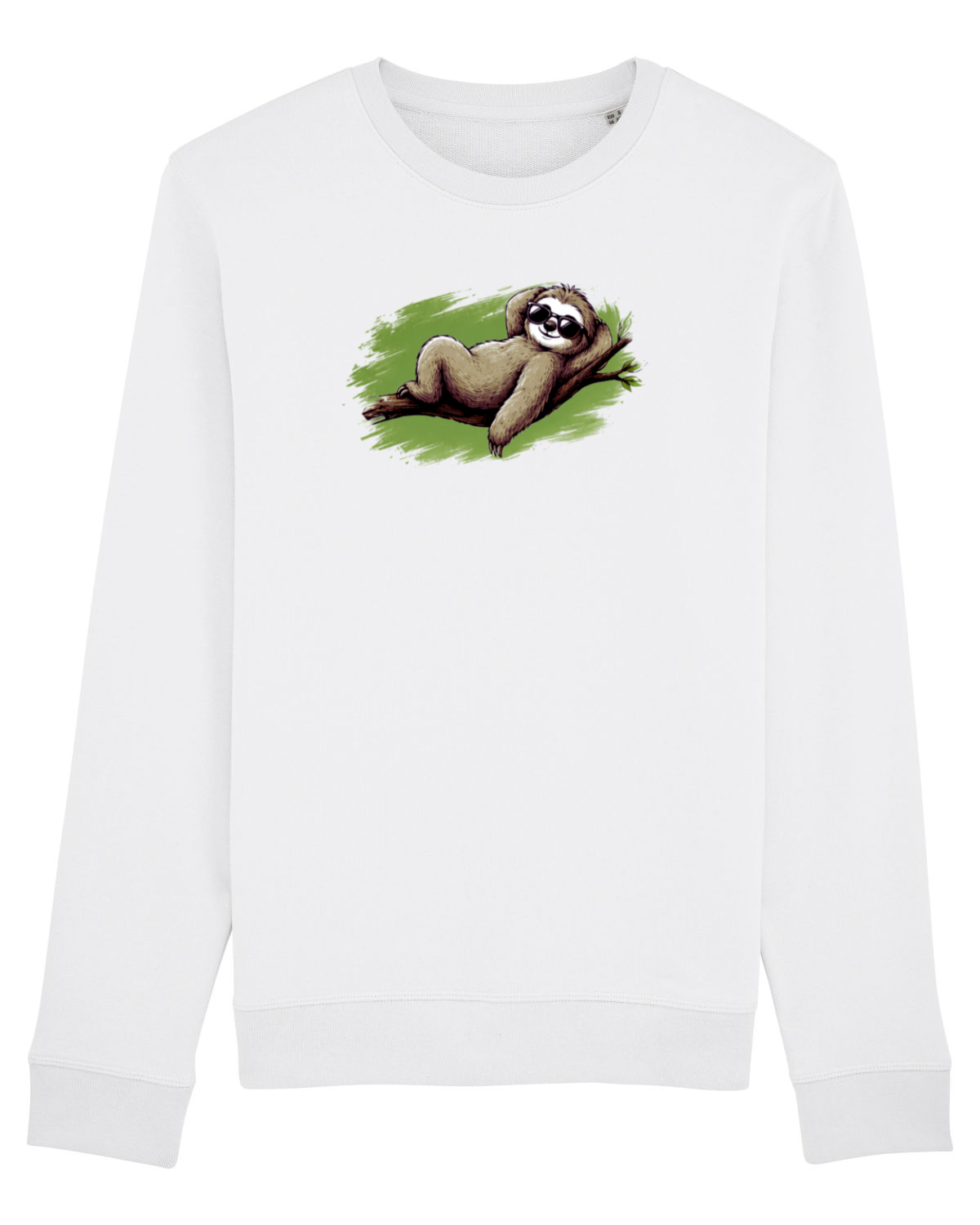 Bluză mânecă lungă Unisex Rise White